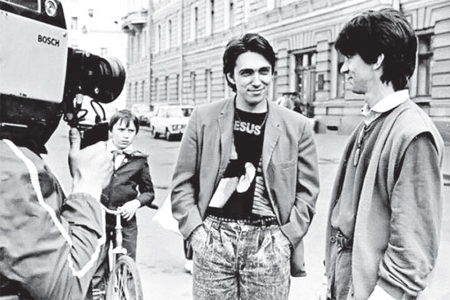 1991 г., с Сергеем Курёхиным