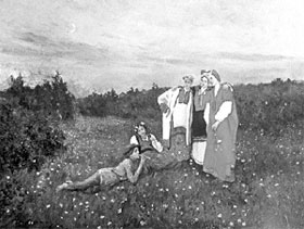 Художник Константин Коровин. «Северная идиллия», 1886 год