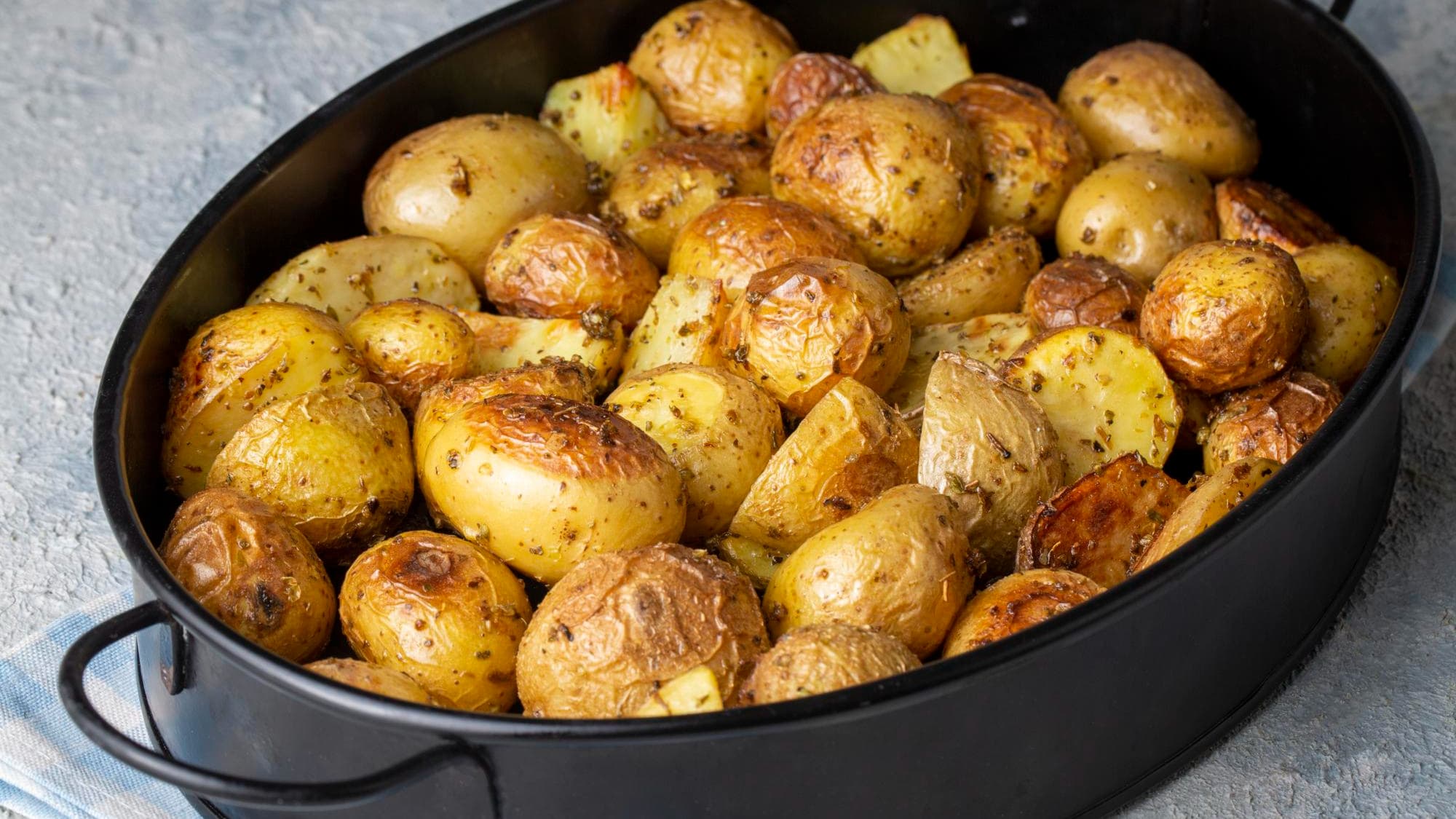 картофель в духовке с хрустящей корочкой