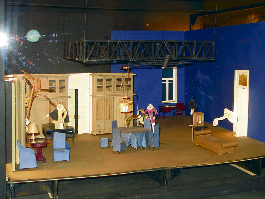 Макет оформления спектакля «Дон Кихот. 1938». Сценическая композиция и постановка Михаила Резниковича и Давида Боровского
