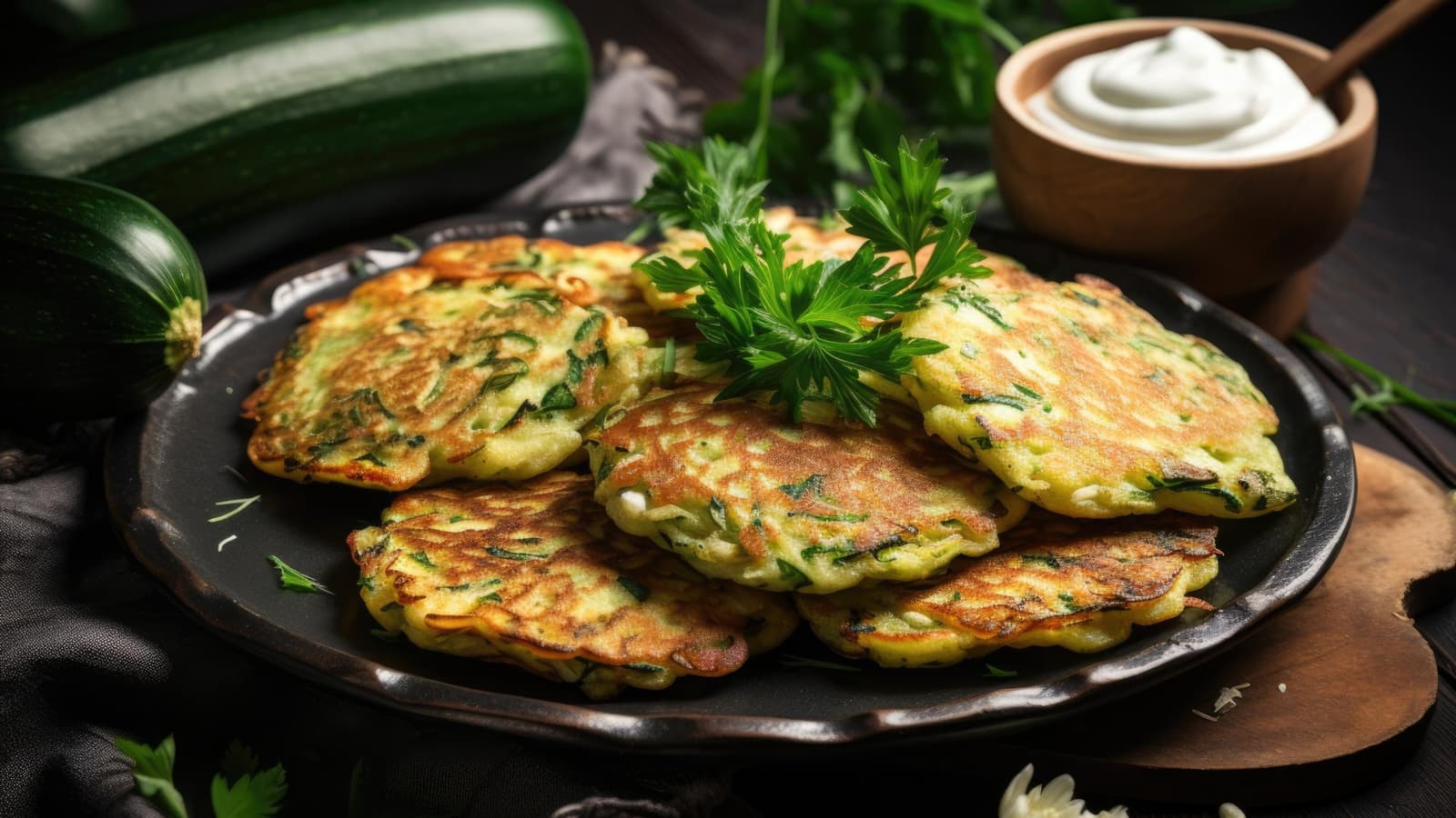 Лепешки из кабачков