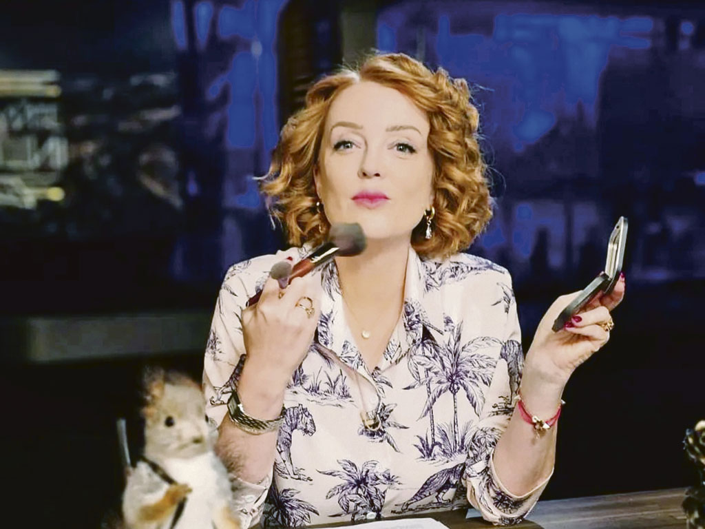 Ольга Белова готовится к выходу в эфир