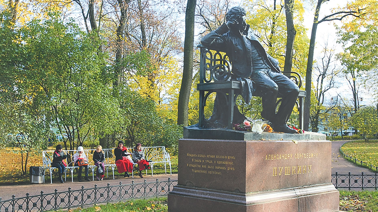 Памятник А.С. Пушкину в Царском Селе