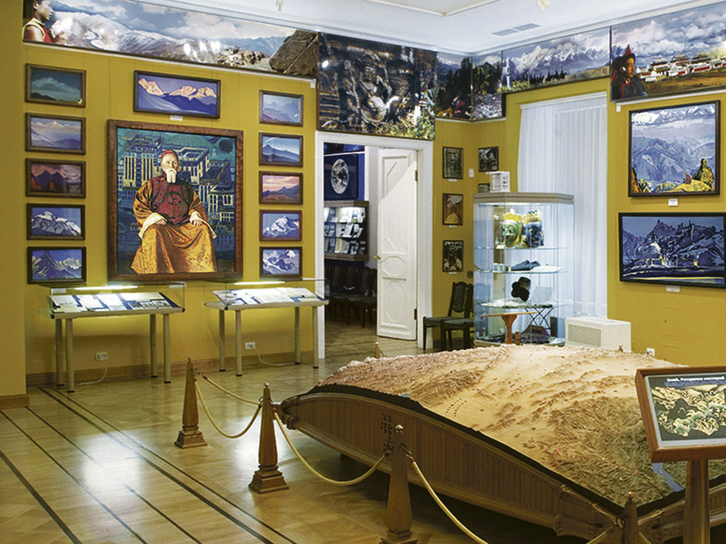 Музей-институт семьи Рерихов. Фрагмент мемориальной экспозиции
