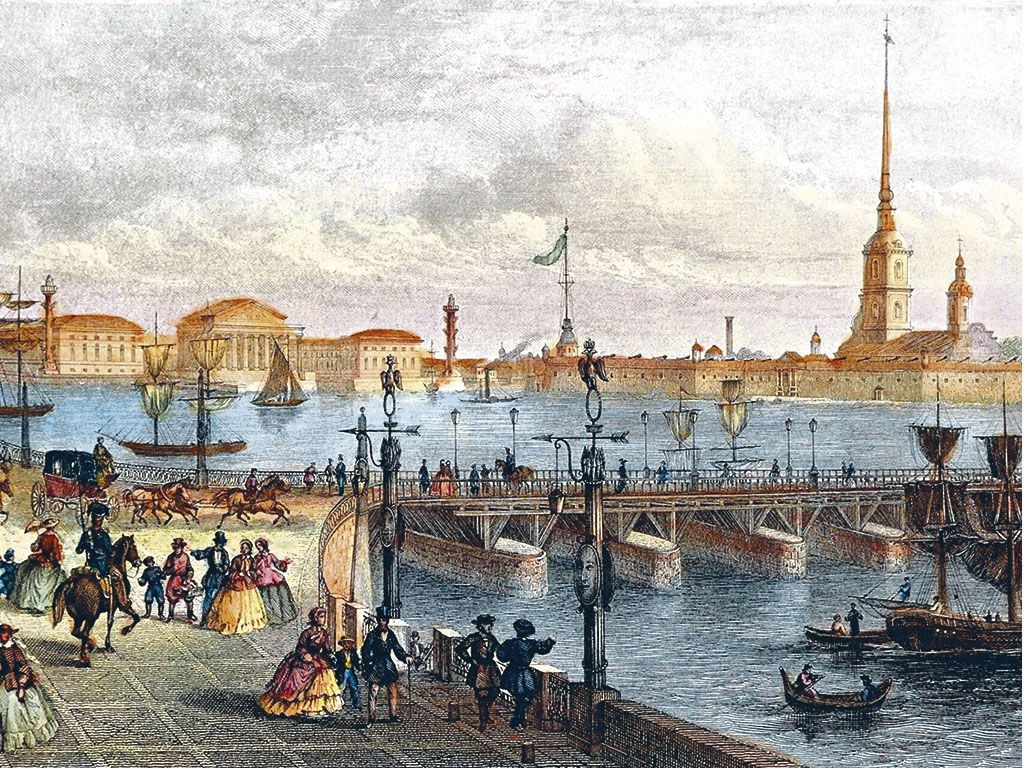 Юлиус Шрадер. Петербург. Троицкий мост