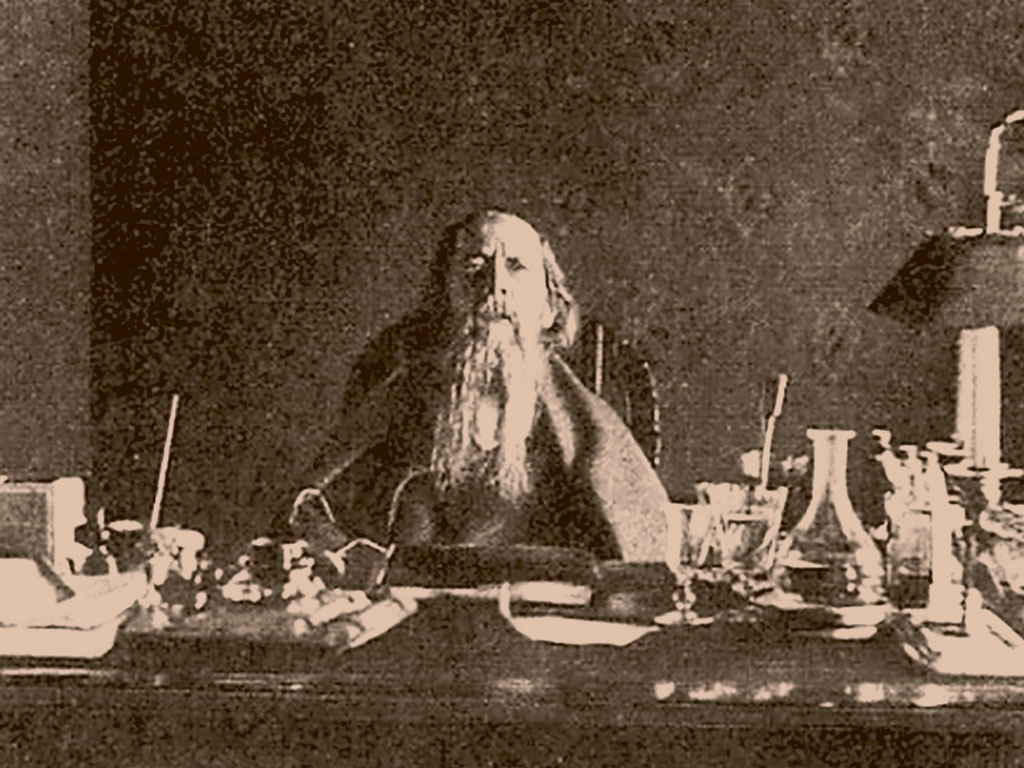 М.Е. Салтыков-Щедрин в рабочем кабинете, 1888 г.