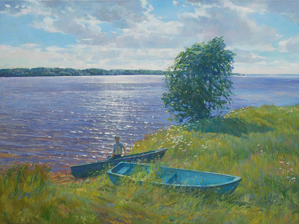 Л.А. Белых. Южный ветер. 2012. 80x140. Собственность автора