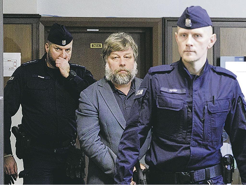 Александр Бутягин в Окружном суде Варшавы