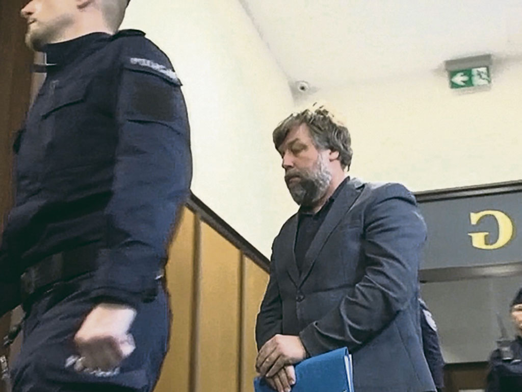 Александр Бутягин в Окружном суде Варшавы 15 января