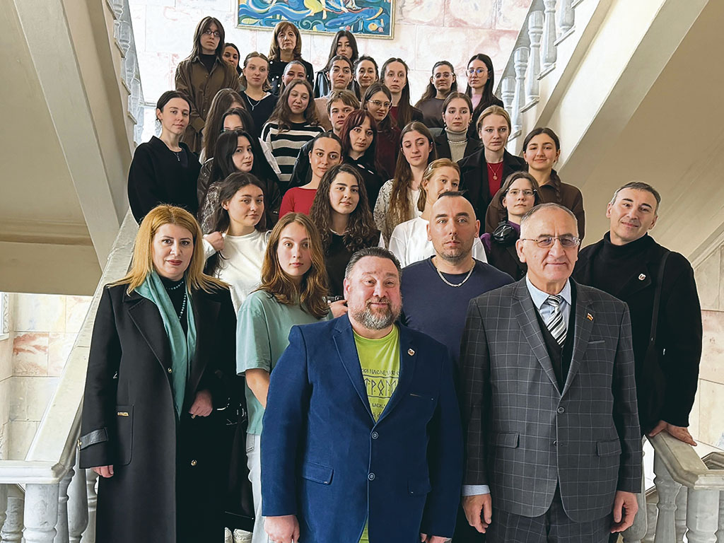 Гости из Липецка в Северо-Осетинском государственном университете, факультет русской филологии