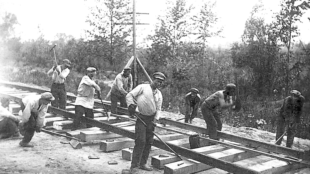 1930‑е. Первые строители Байкало-Амурской магистрали
