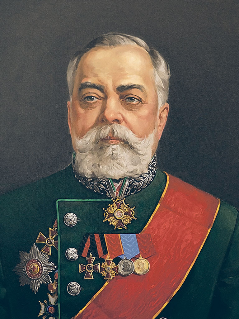 Инженер и государственный деятель Клавдий Семёнович Немешаев (1849–1927). Художник А.А. Шумейко