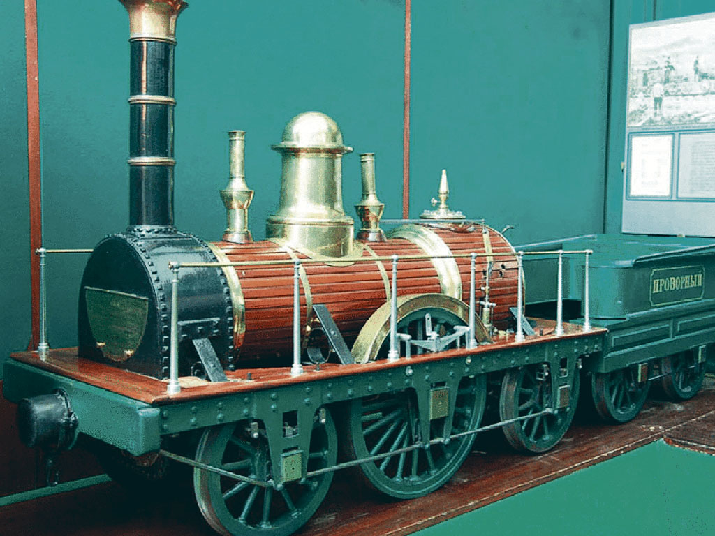 Старейшая техническая модель паровоза «Проворный» в Центральном музее железнодорожного транспорта. Модель в масштабе 1:4 изготовили студенты Петербургского технологического института Вазинский, Белли и Бевад в то время, когда оригинал ещё курсировал по Царскосельской магистрали