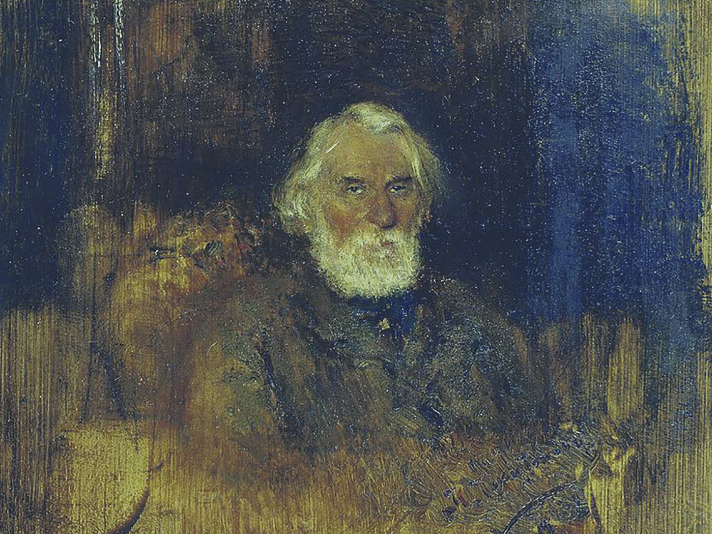 Иван Похитонов. Портрет Ивана Сергеевича Тургенева