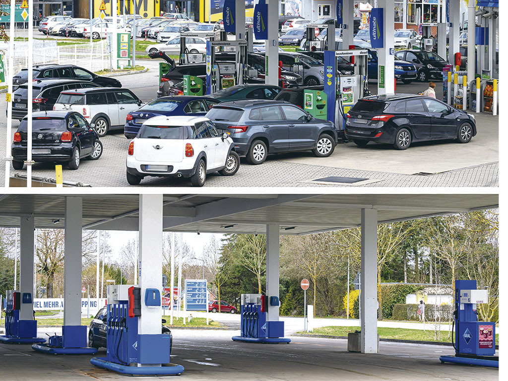 Апрель 2026 года. Немцы массово едут к соседям в Польшу за дешёвым бензином. А заправки в Германии пусты