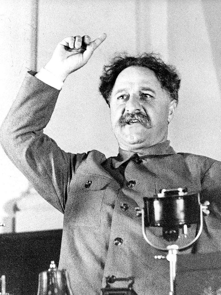 Выступление на Первом Всесоюзном совещании стахановцев в Кремле, 1935 г.
