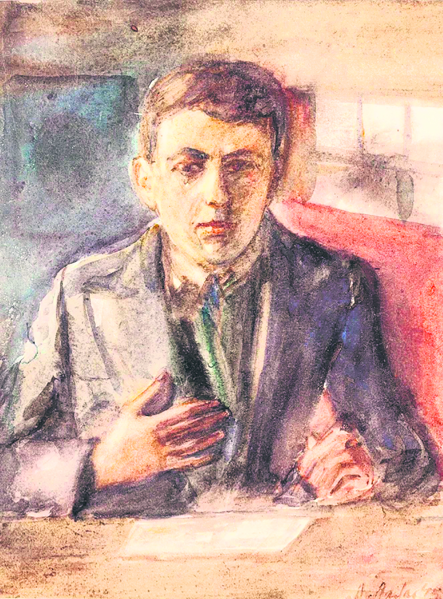 Александр Лабас. Автопортрет, 1945