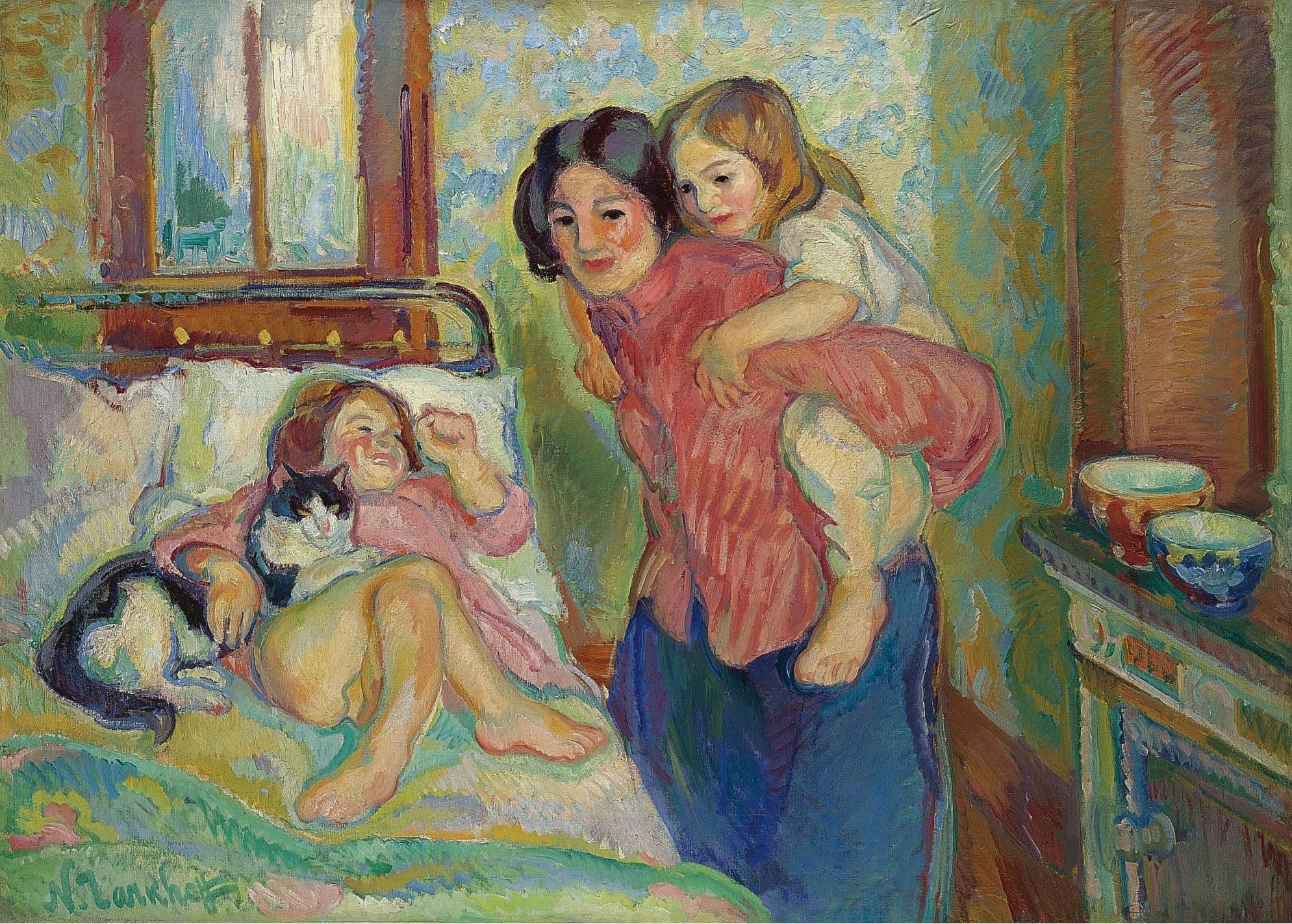 Николай Тархов. «Мамина комната утром», 1910-е гг.