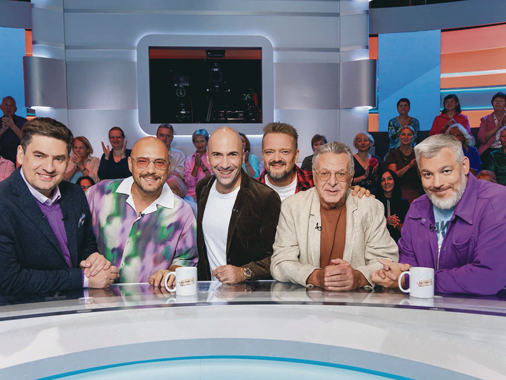 Участники телешоу «Пятеро на одного»