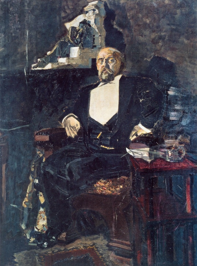 Михаил Врубель. Портрет Саввы Мамонтова. 1897 г.