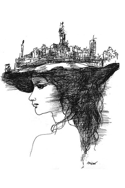 Момо Капор. Белград на шляпе, 2006 г.