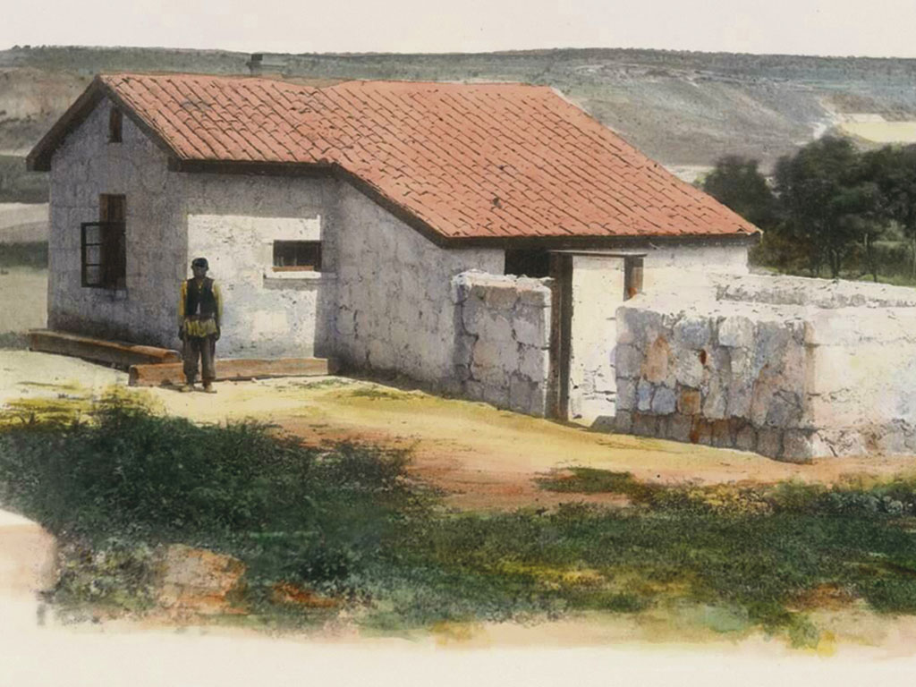 Сторожевая будка на Лозово-Севастопольской железной дороге