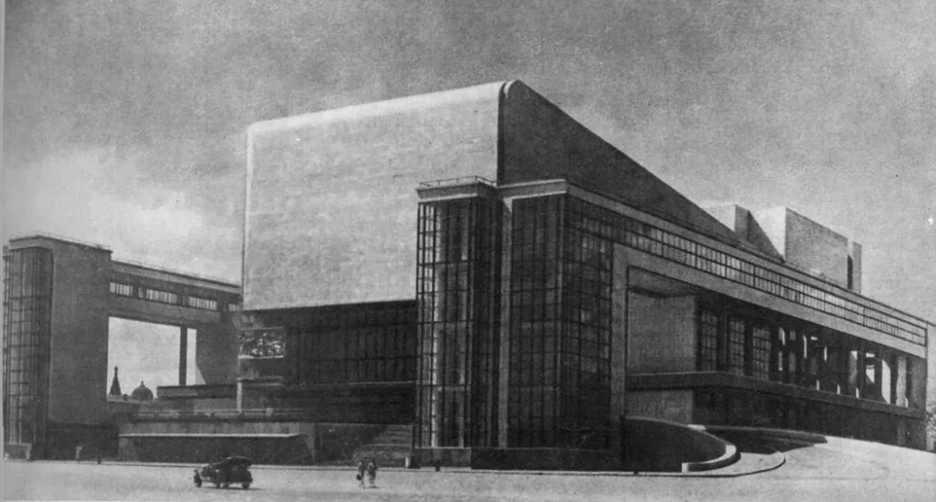 Новый Ростовский драматический театр имени Горького. фото 1935 года