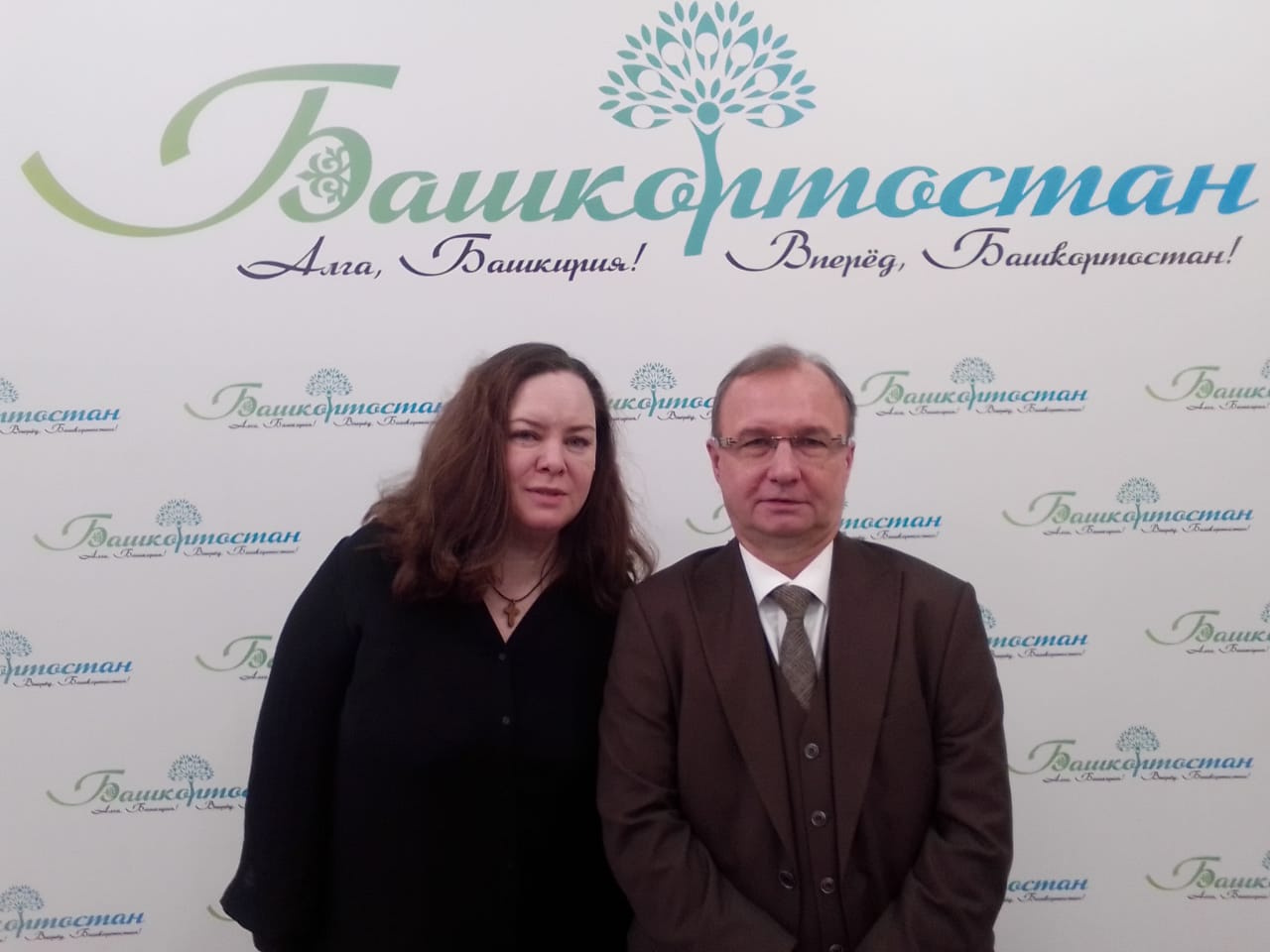 Главный редактор «Бельских просторов» Юрий Горюхин и его зам Светлана Чураева