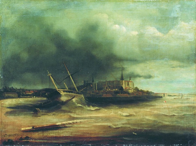 Алексей Боголюбов. Буря. 1860 г.