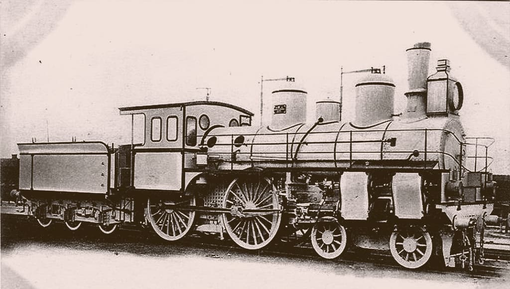 Паровоз серии П, созданный по проекту А. Бородина, выпускался с 1891 по 1905 гг.