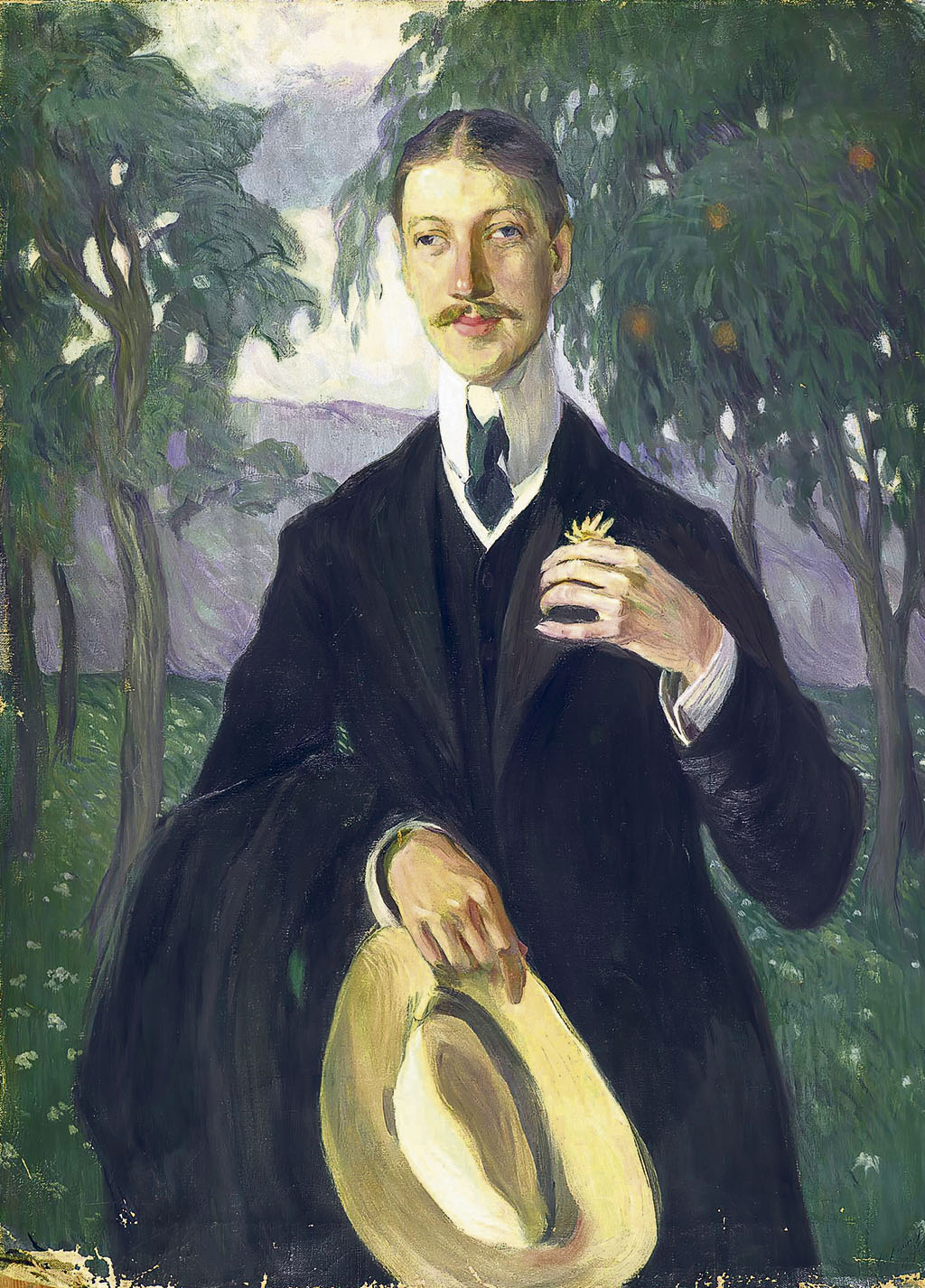 Olga Della-Vos-Kardovskaya. Retrato de Nikolai Gumilyov, 1909.