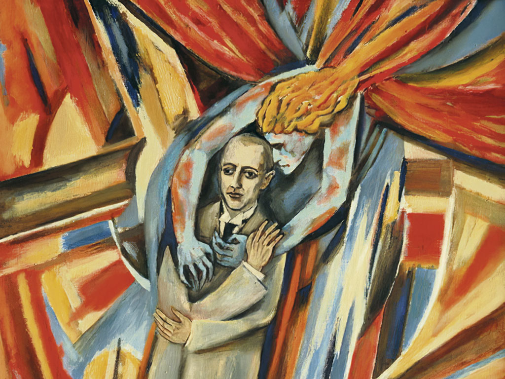 Александр Шафранский. Н. Гумилёв. Объятие красной фурии