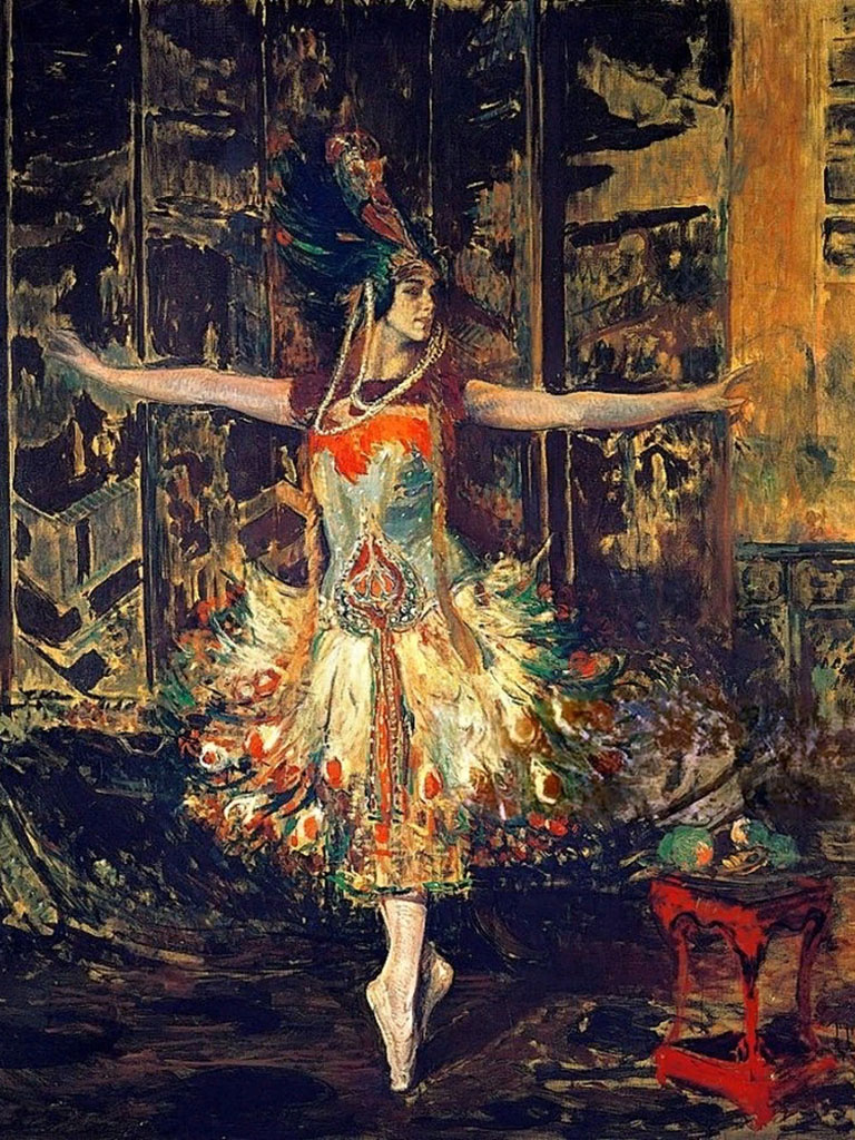 Карсавина в балете «Жар-птица»