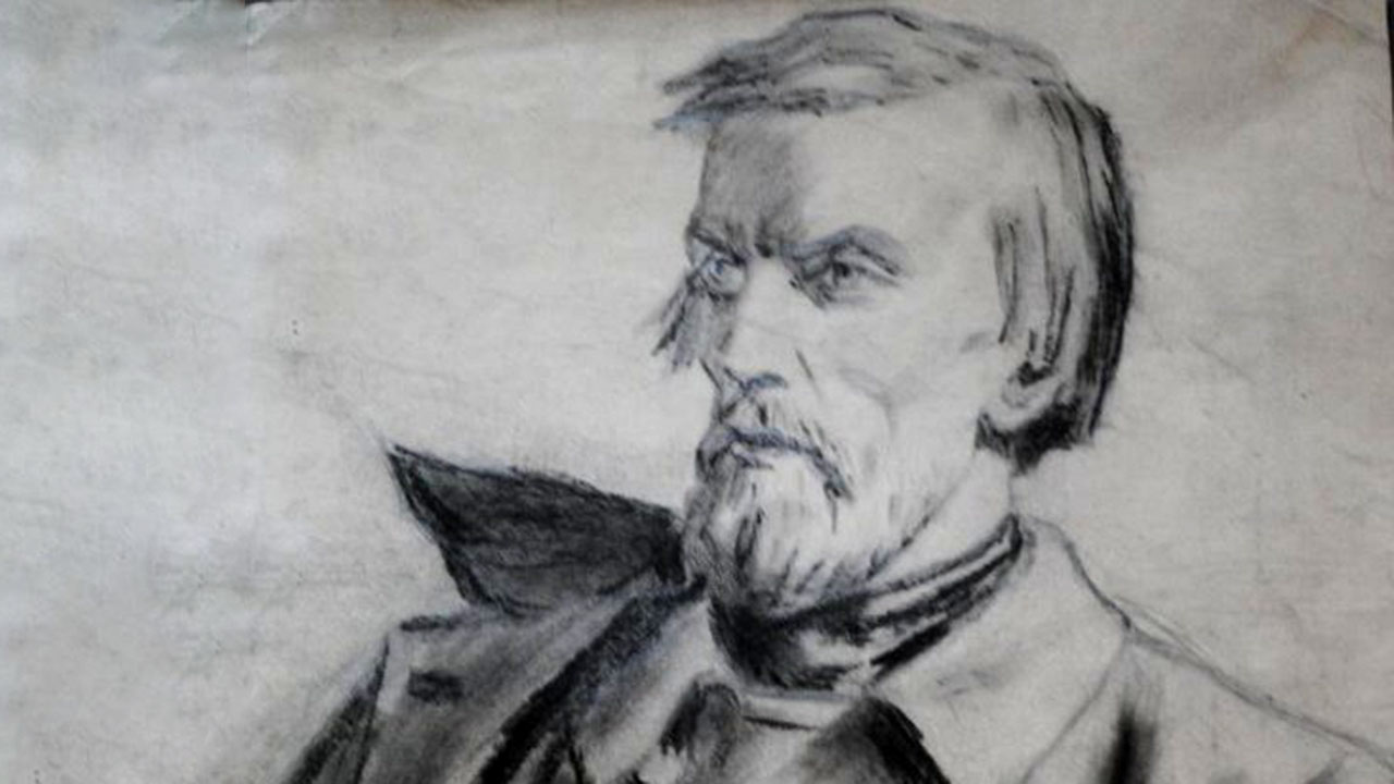 Лебедев Б.И. Портрет Белинского