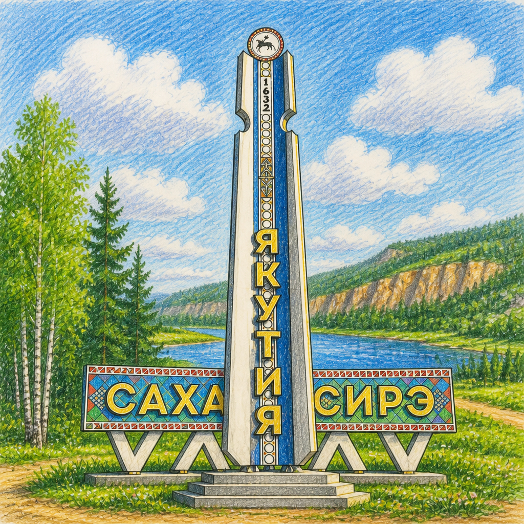 Народная стела Саха Сирэ - Якутия