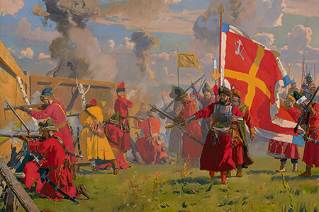Д.А.Белюкин. Битва при Молодях в 1572 году. Холст масло 150х200 2021.jpg Д.А.Белюкин. Битва при Молодях в 1572 году. Холст масло 150х200 2021.jpg