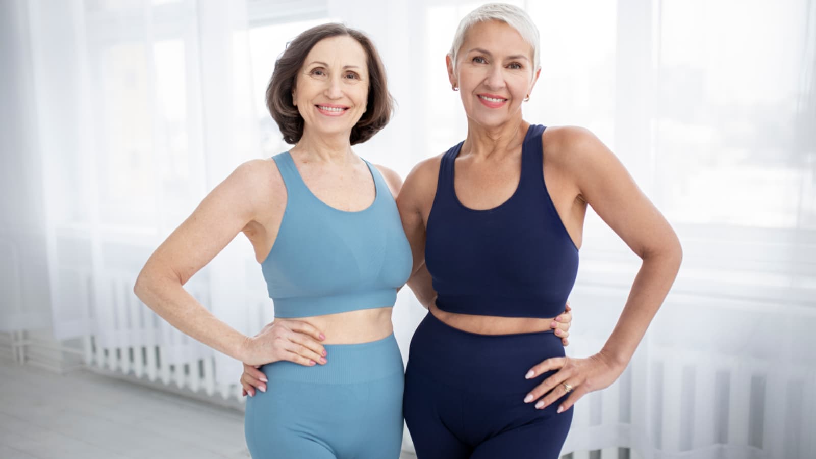 девушки после 50 занимаются спортом