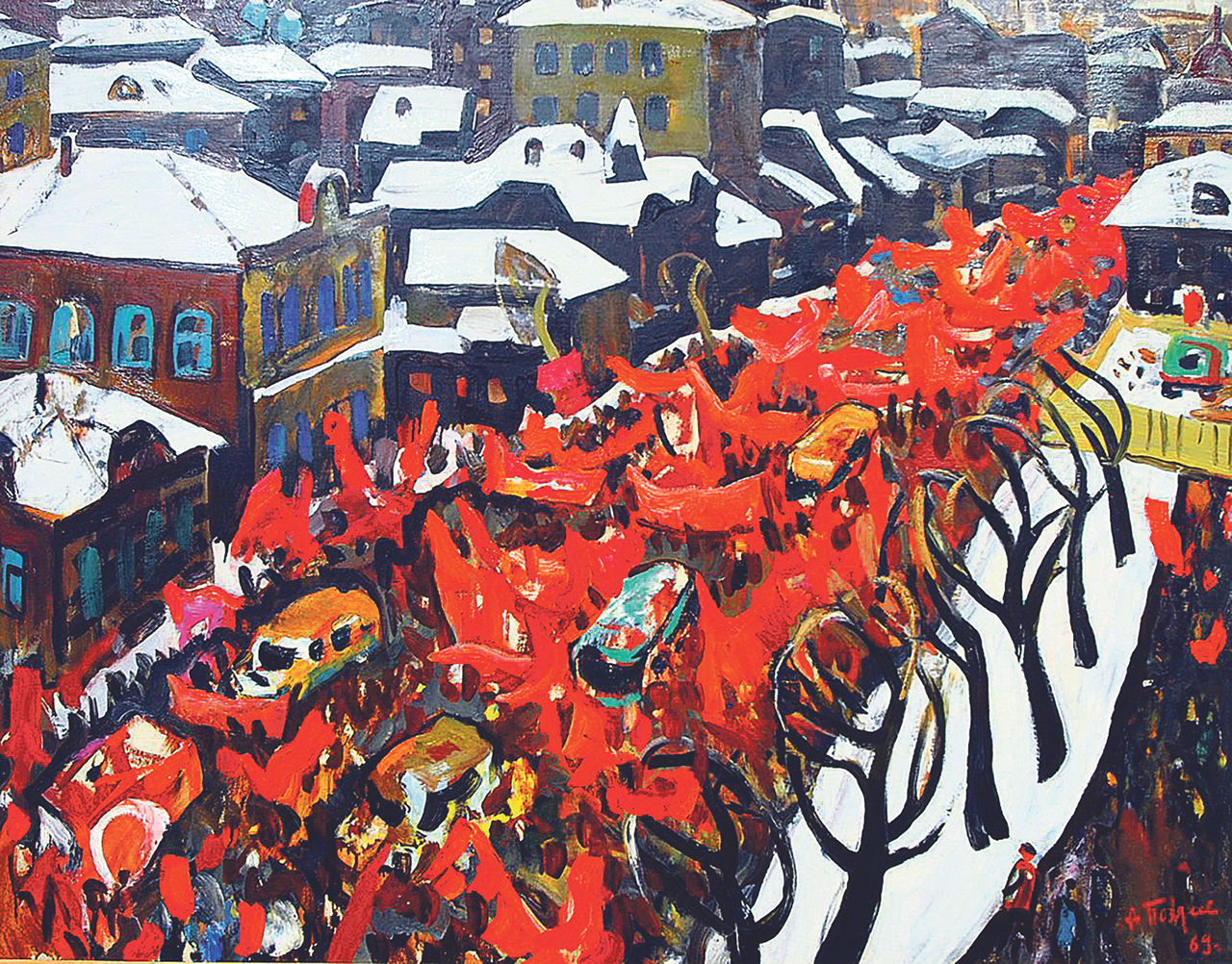 Андрей Поздеев. Красноярск. Демонстрация, 1968 г.