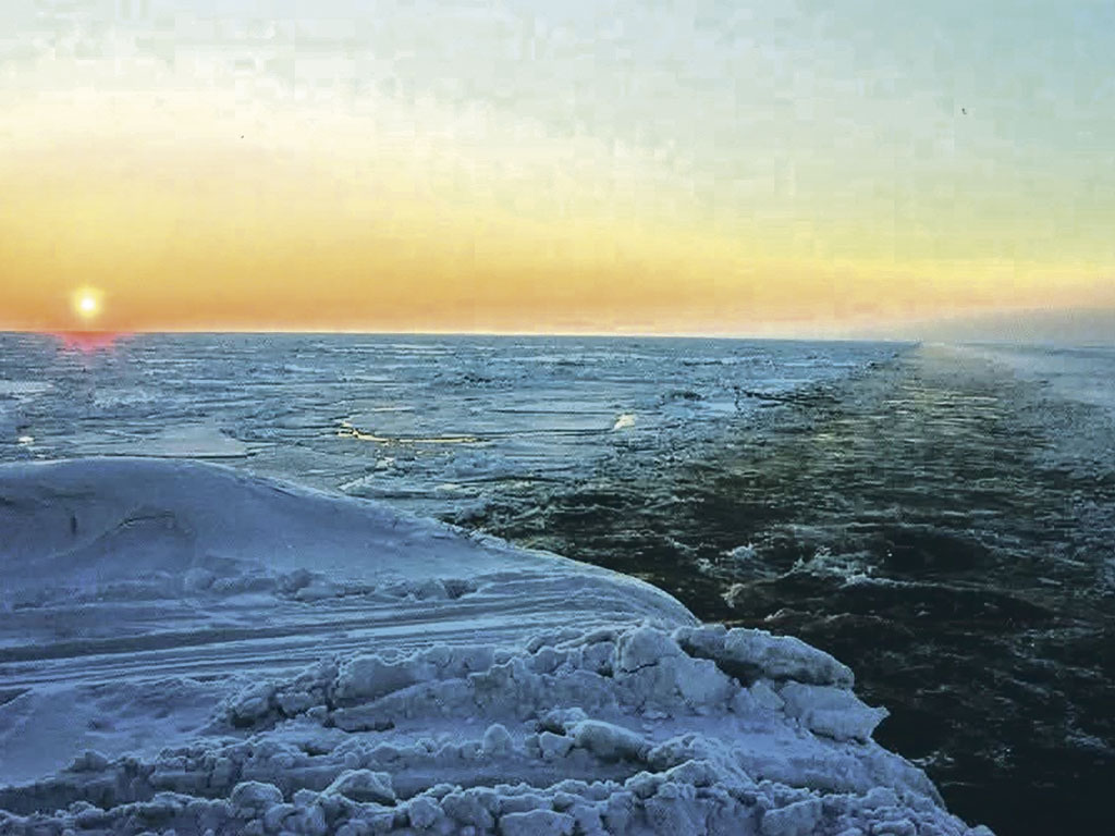 Карское море. Вечные льды