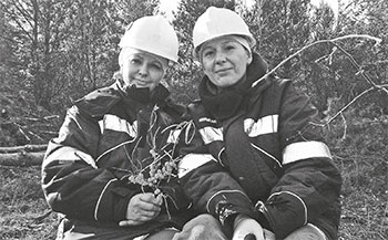Светлана Уланова (слева) из шахтёрской семьи