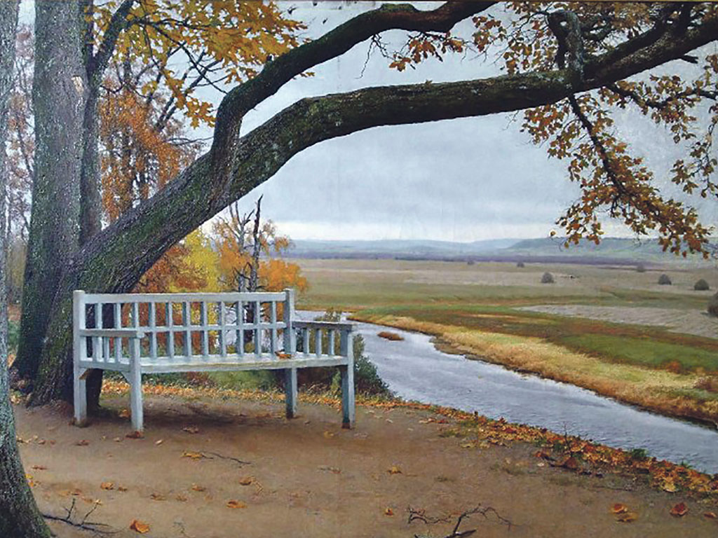 Художник Александр Лактионов. Скамья Онегина