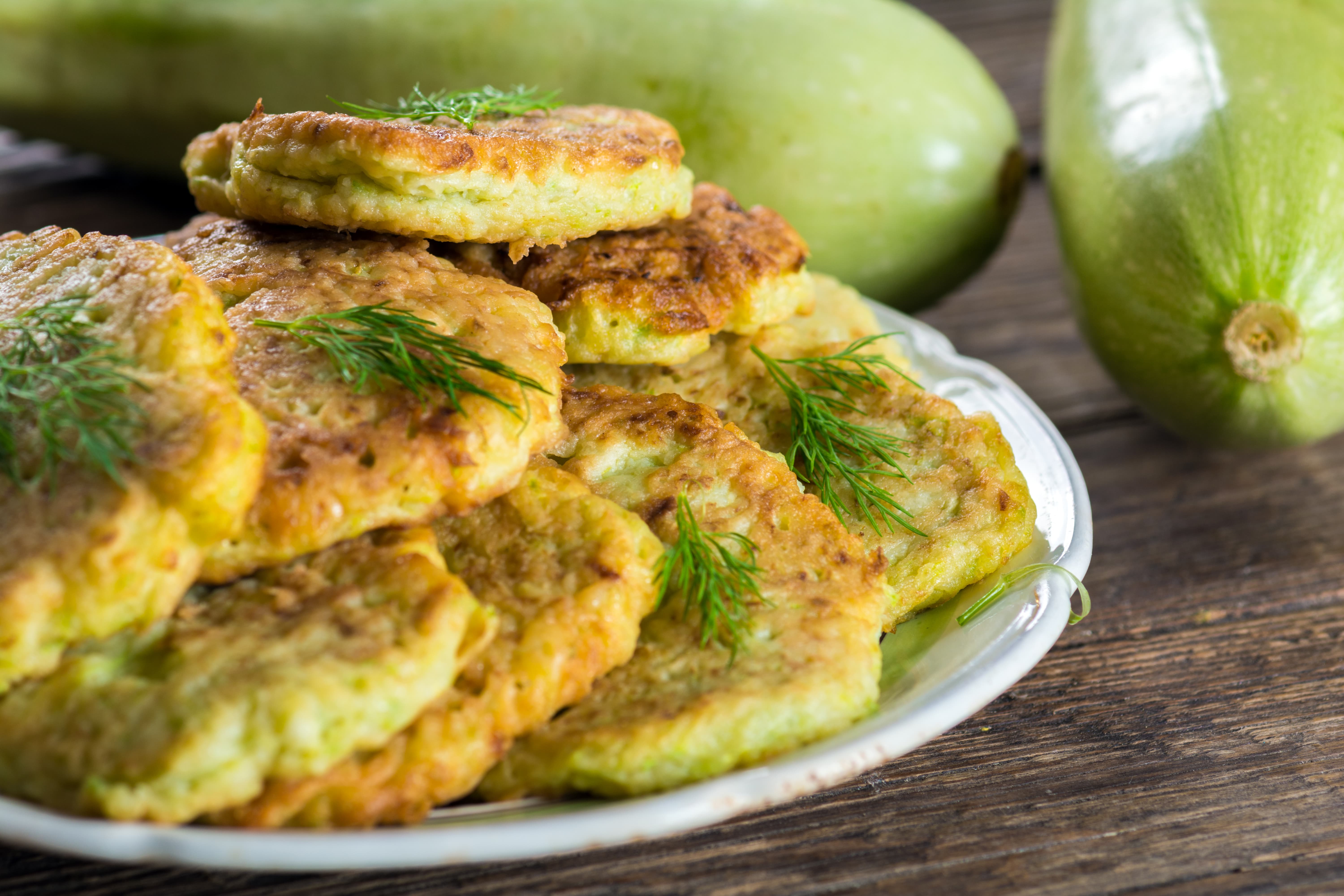 Кабачковые оладьи