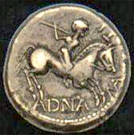 Норикская монета. Реверс. Ок. 70 г. до н.э.