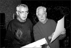 Н. Полянков (справа), И. Котляров