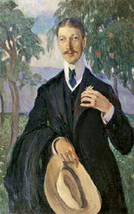 Ольга  ДЕЛЛА-ВОС-КАРДОВСКАЯ. Портрет Н.С. Гумилёва.1909 г.