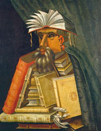 Джузеппе Арчимбольдо. Библиотекарь. Около 1566 г.