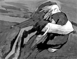 Вариант листа «Тревога» из серии «Это не должно повториться!». 1958–1959 годы