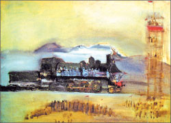Первый паровоз на Турксибе. 1931 год