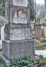 Надгробие К. Брюллова в Риме
