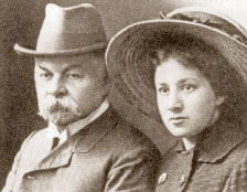 Иван Цветаев с дочерью Анастасией. 1915 год